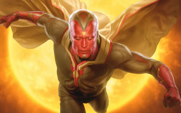 Vision (Marvel Comics) TV Show WandaVision HD Desktop Wallpaper | Background Image