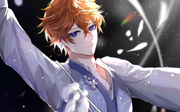 Tartaglia Childe (Genshin Impact) video game Genshin Impact HD Desktop Wallpaper | Background Image