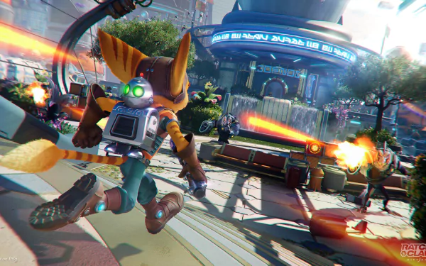 Clank (Ratchet & Clank) Ratchet (Ratchet & Clank) Ratchet & Clank video game Ratchet & Clank: Rift Apart HD Desktop Wallpaper | Background Image