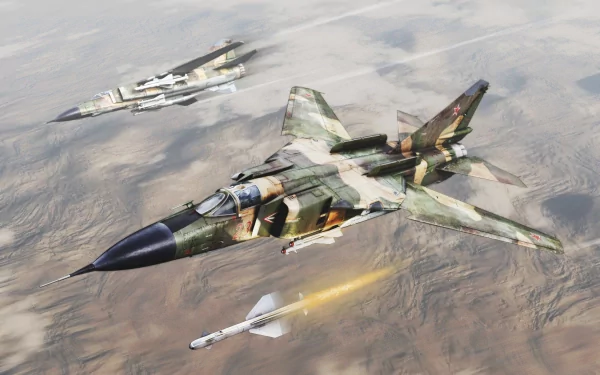 military Mikoyan-Gurevich MiG-23 HD Desktop Wallpaper | Background Image