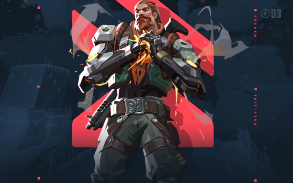 Breach (Valorant) video game Valorant HD Desktop Wallpaper | Background Image