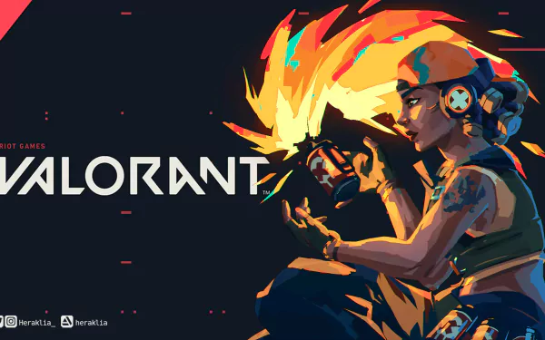 Raze (Valorant) video game Valorant HD Desktop Wallpaper | Background Image