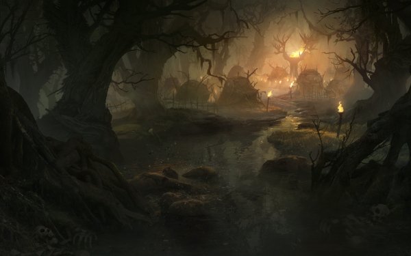 Video Game Diablo Immortal Swamp HD Wallpaper | Background Image