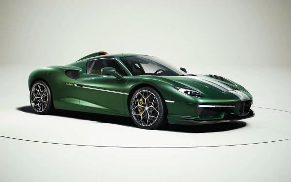 supercar green car car vehicle Touring Arese RH95 HD Desktop Wallpaper | Background Image