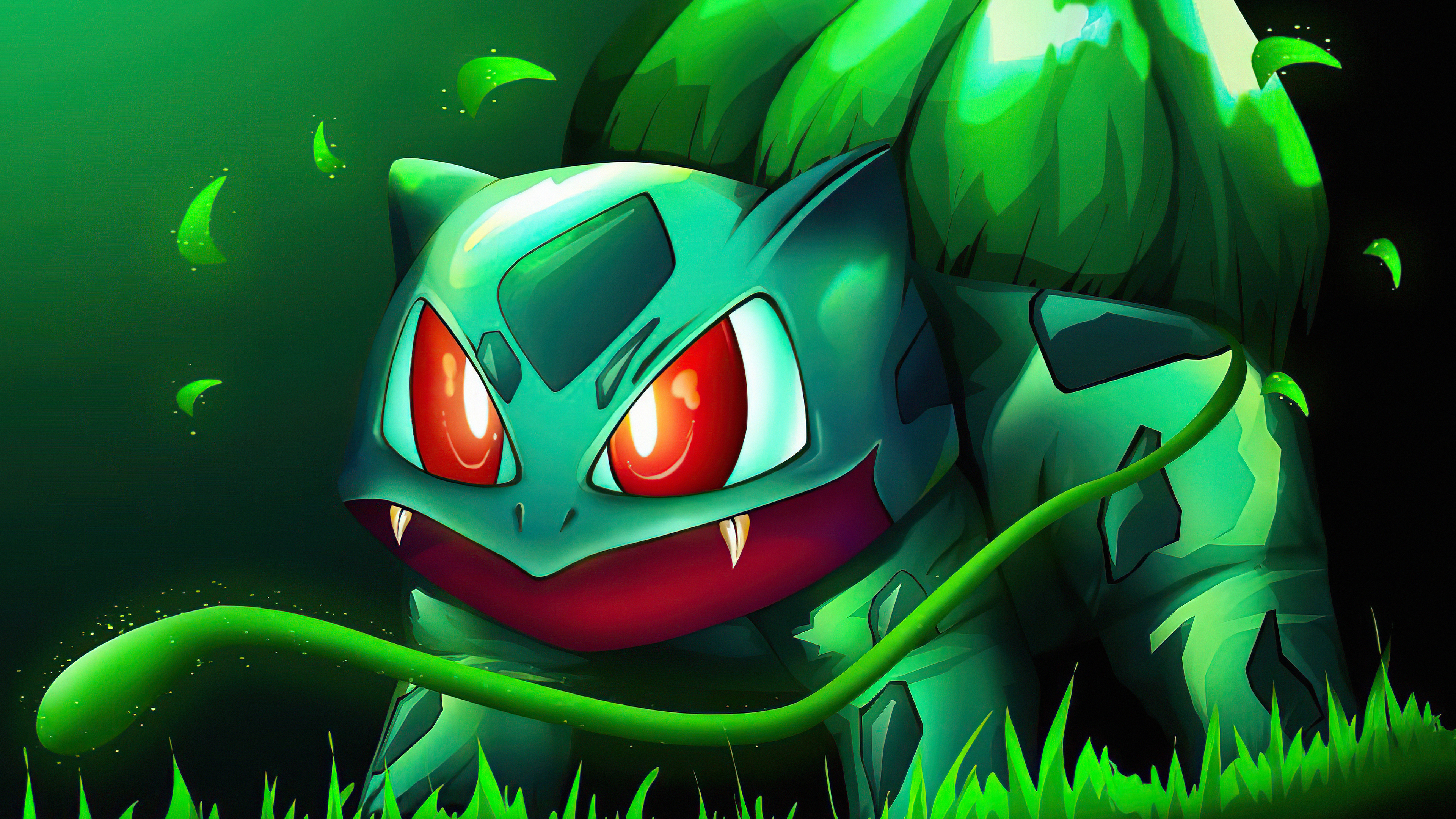 Pokemon Bulbasaur black background wallpaper, 1920x1200, 328217