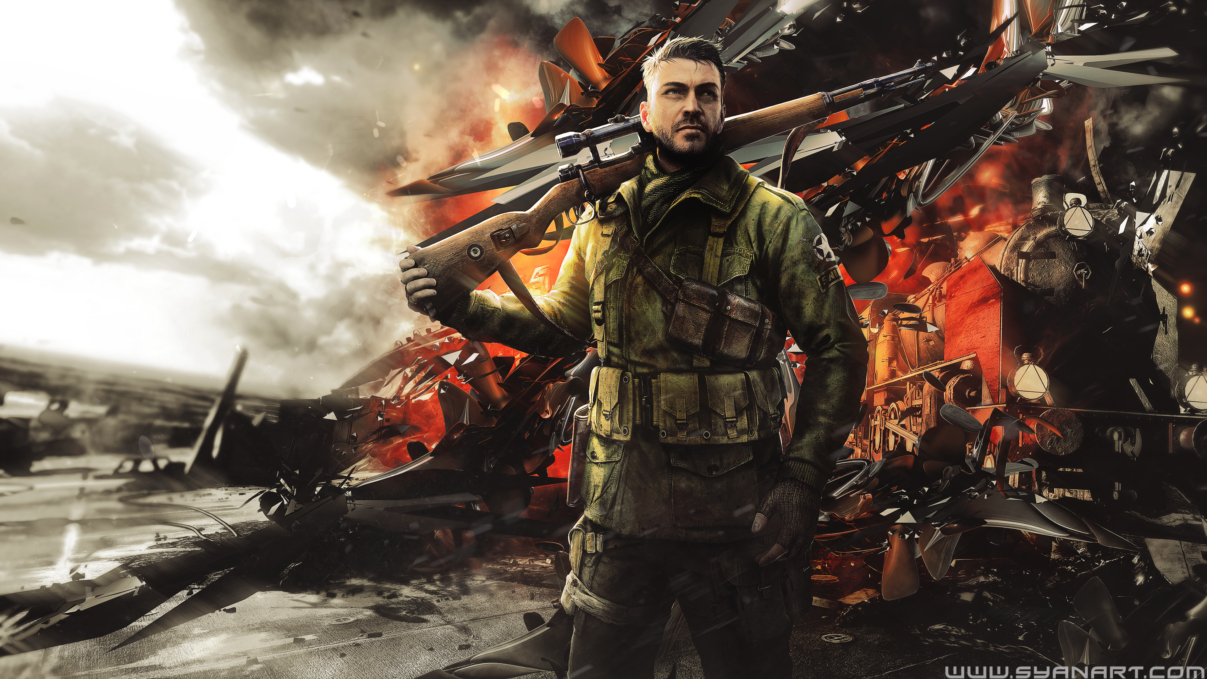 Video Game Sniper Elite 4 HD Wallpaper | Background Image