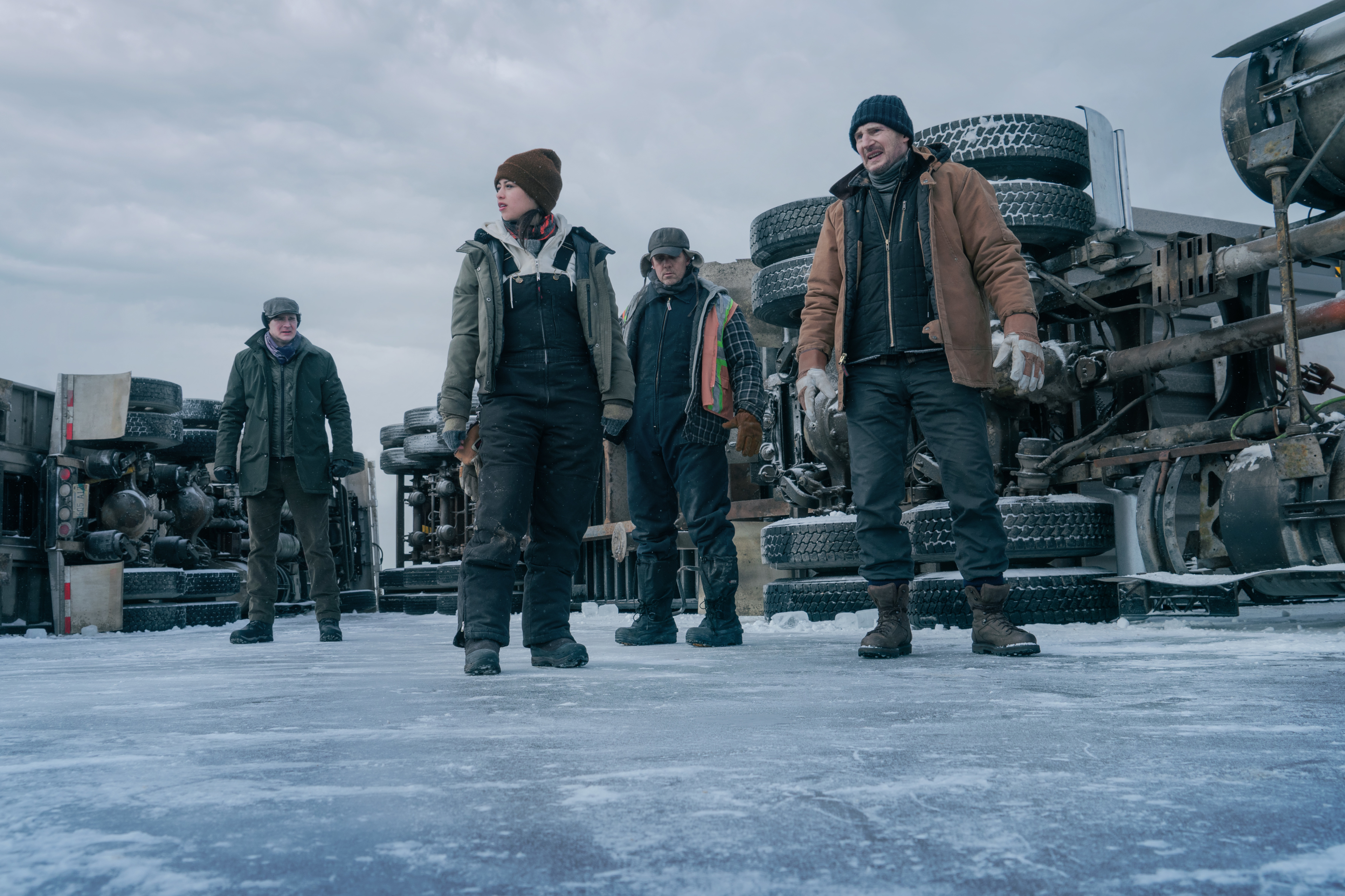 Movie The Ice Road HD Wallpaper | Background Image