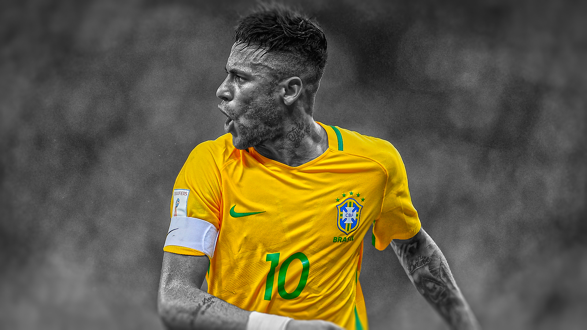 Neymar Jr., Neymar 2014 FIFA World Cup Brazil national football team 2018  FIFA World Cup, neymar, celebrities, desktop Wallpaper, material png |  PNGWing