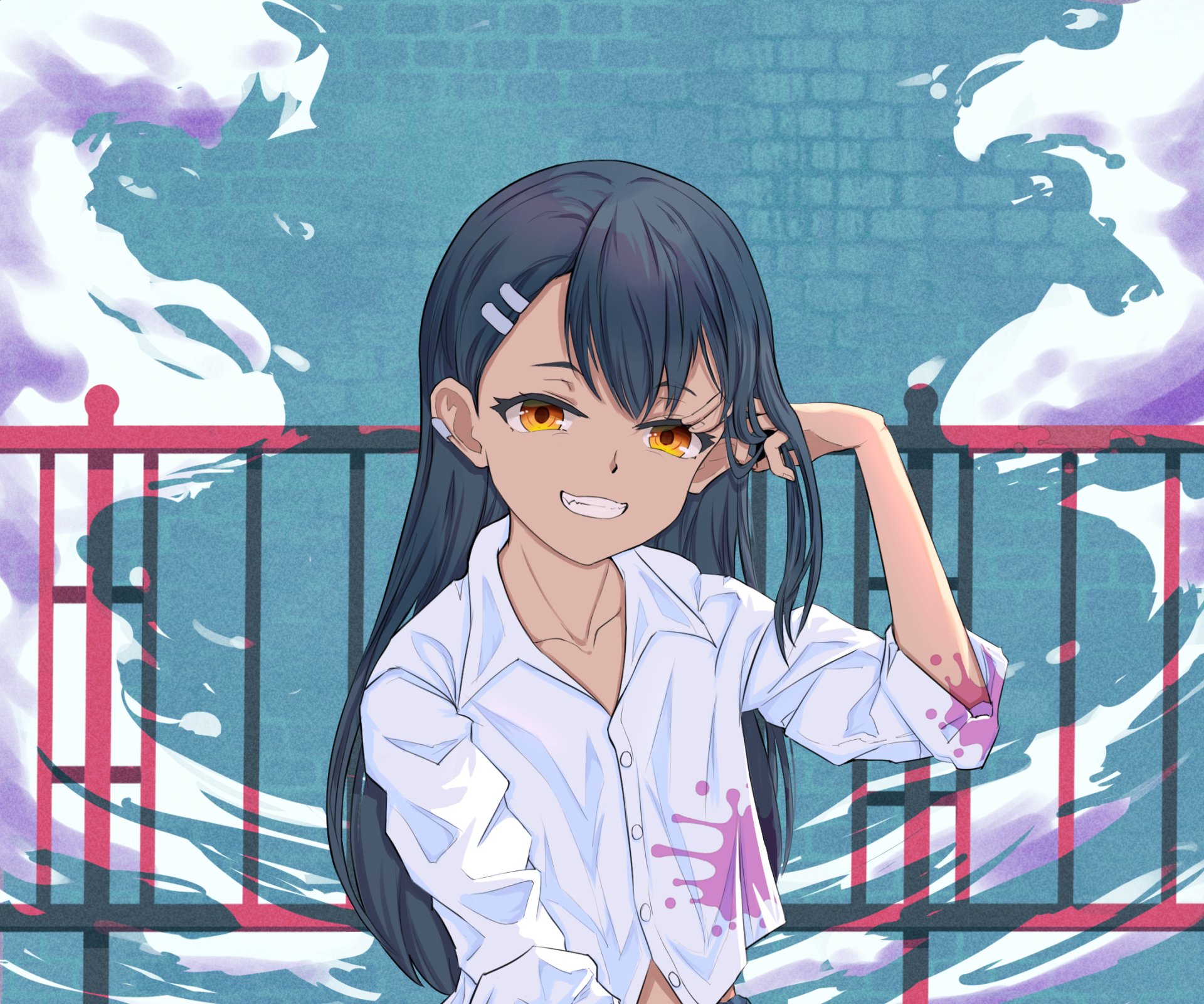 Download Hayase Nagatoro Anime Don't Toy With Me, Miss Nagatoro HD Wallpaper by 一線彼方