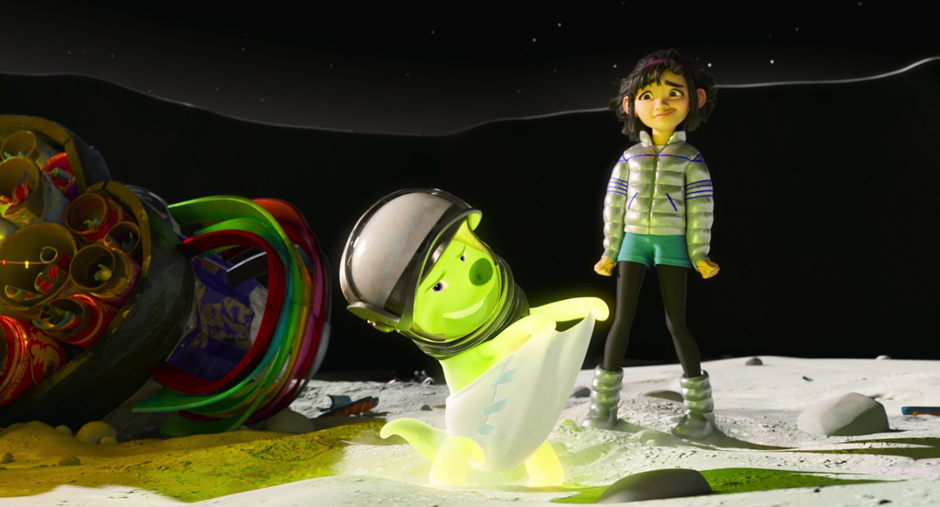 Download Gobi (Over The Moon) Fei Fei Movie Over The Moon HD Wallpaper