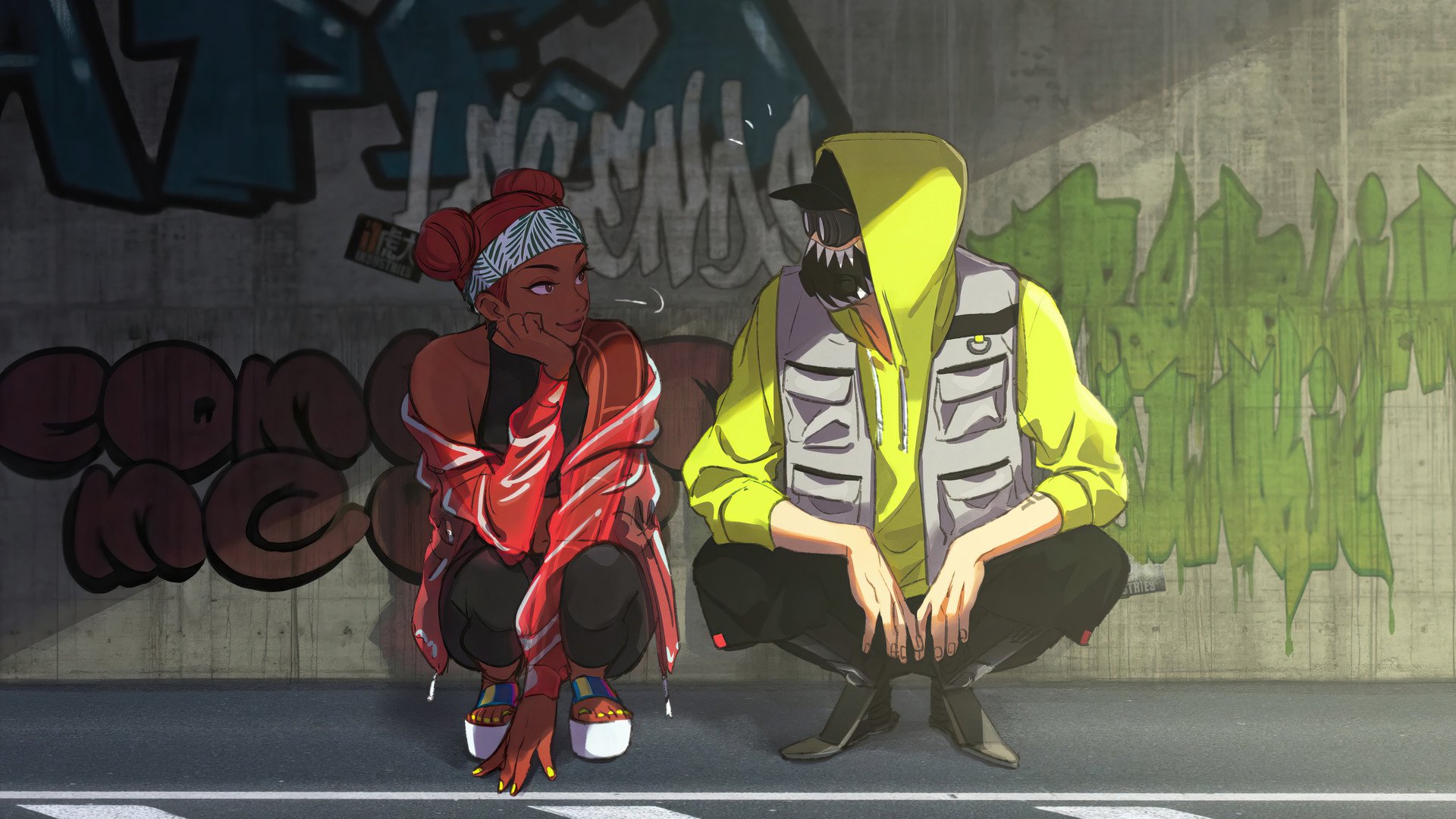 Download Lifeline (Apex Legends) Octane (Apex Legends) Video Game Apex Legends HD Wallpaper