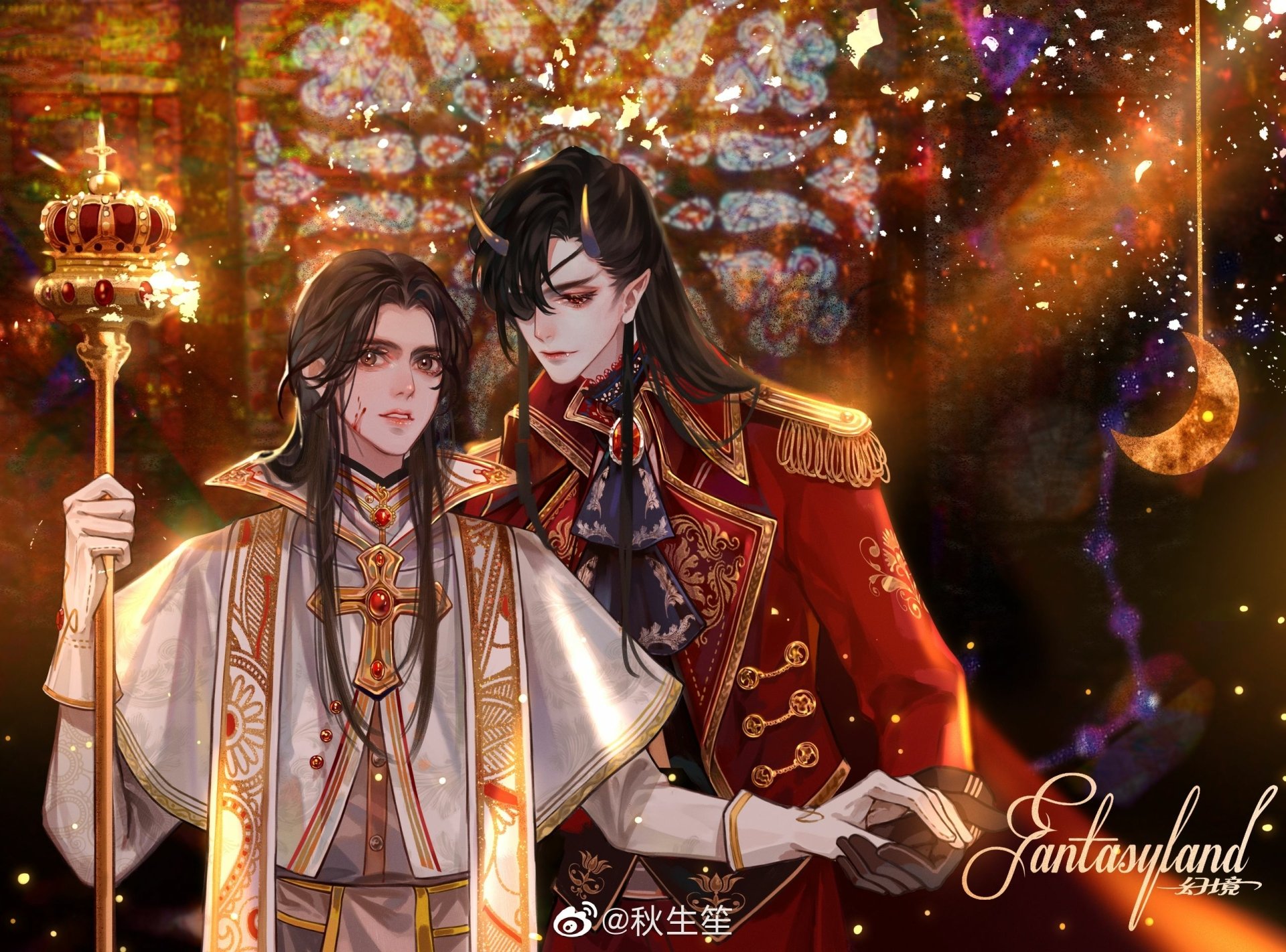 Download Xie Lian Hua Cheng Anime Tian Guan Ci Fu HD Wallpaper