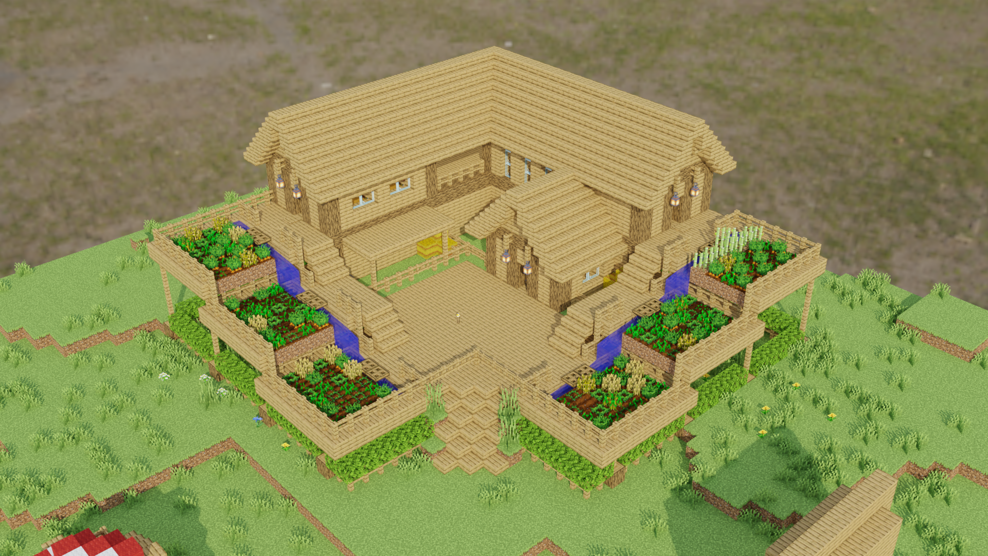 Minecraft house by < Blank >