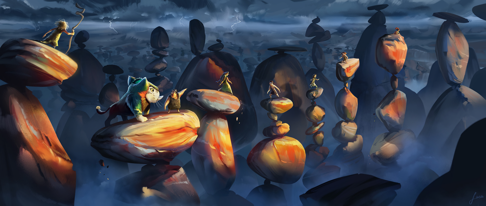 Download Movie The Croods: A New Age HD Wallpaper by Luca Pisanu