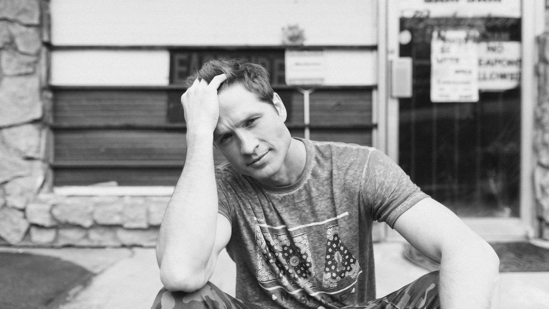 Download Black & White Music Walker Hayes HD Wallpaper