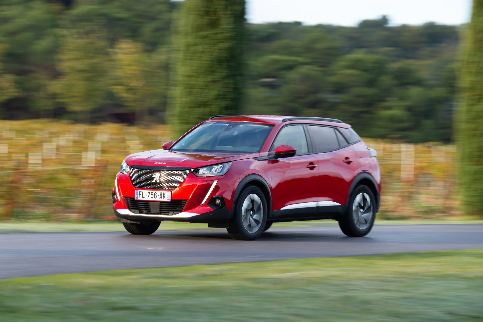 Download Electric Car SUV Vehicle Peugeot 2008 4k Ultra HD Wallpaper