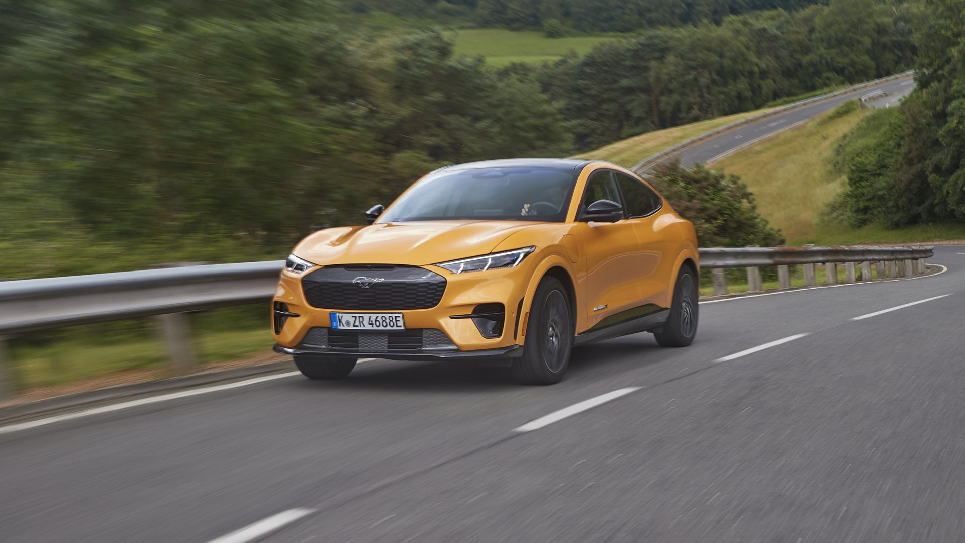 Download Electric Car SUV Vehicle Ford Mustang Mach-E HD Wallpaper