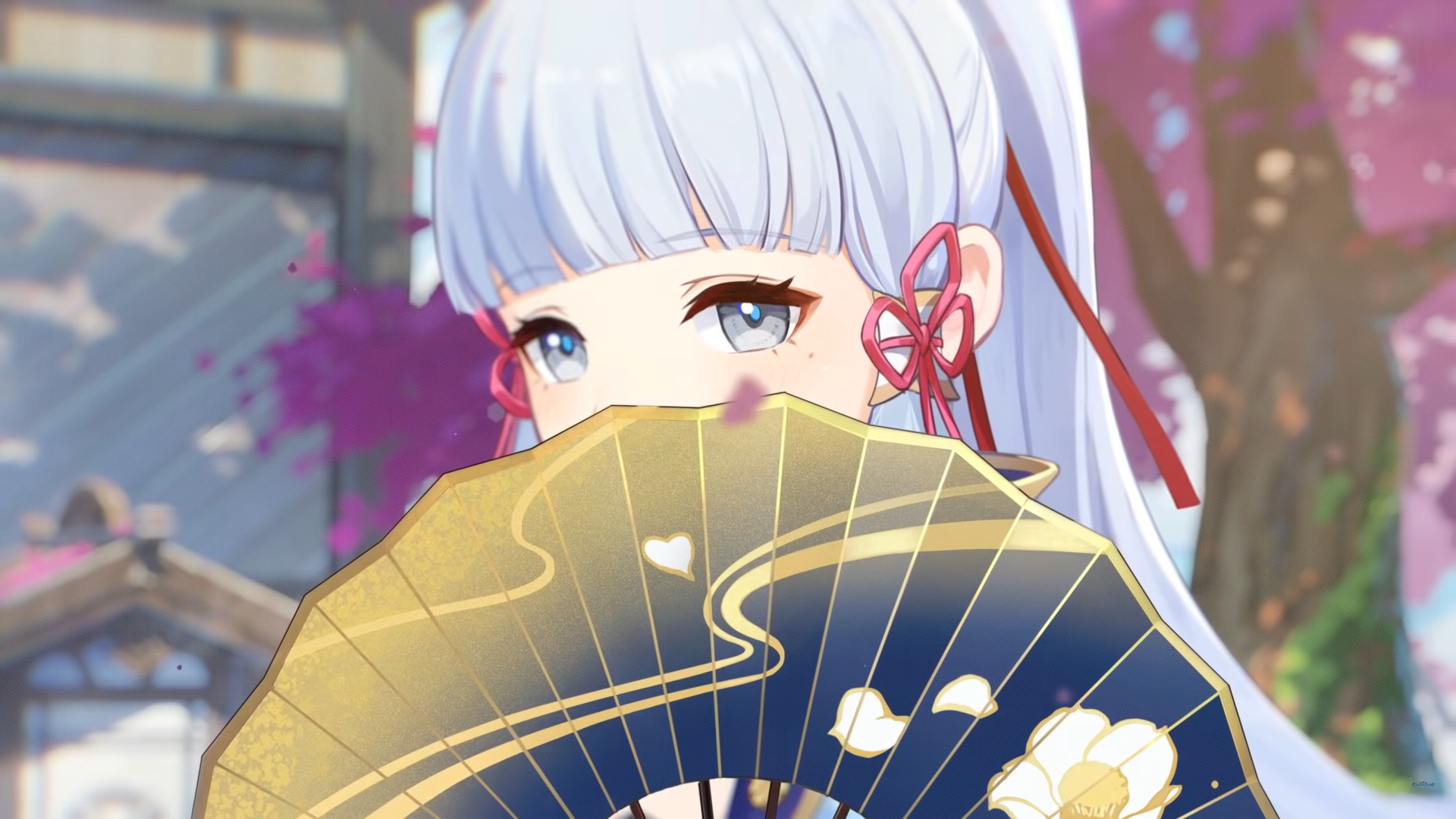 Download Kamisato Ayaka (Genshin Impact) Video Game Genshin Impact HD Wallpaper