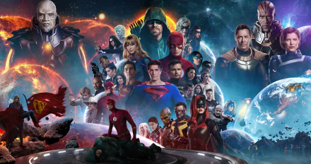 TV Show Crisis On Infinite Earths HD Desktop Wallpaper | Background Image