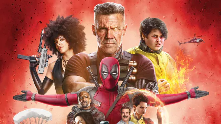 Negasonic Teenage Warhead Domino (Marvel Comics) Cable (Marvel Comics) Deadpool movie Deadpool 2 HD Desktop Wallpaper | Background Image