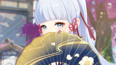 Kamisato Ayaka (Genshin Impact) video game Genshin Impact HD Desktop Wallpaper | Background Image