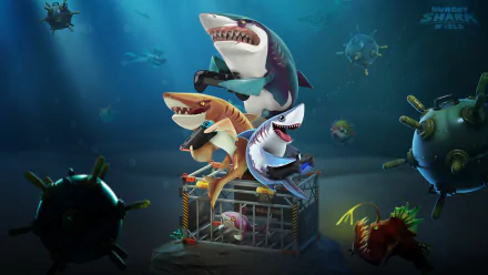 Hungry Shark World video game HD Desktop Wallpaper | Background Image