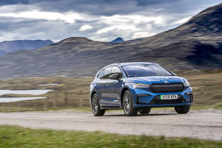  Blue Škoda Enyaq Sportline iV 80