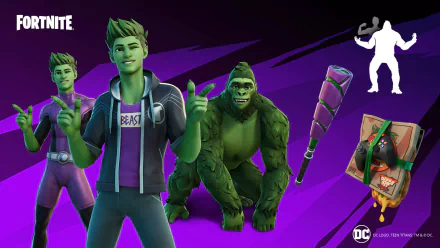 Garfield Logan Beast Boy video game Fortnite HD Desktop Wallpaper | Background Image