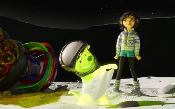 Gobi (Over the Moon) Fei Fei movie Over the Moon HD Desktop Wallpaper | Background Image