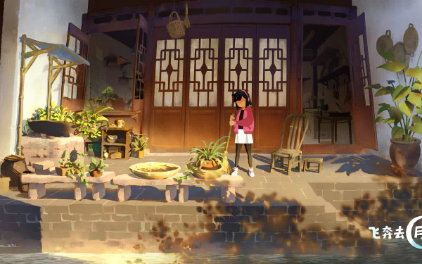 Fei Fei movie Over the Moon HD Desktop Wallpaper | Background Image