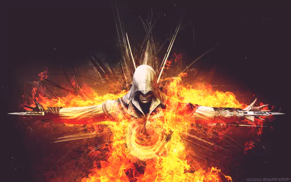 Ezio (Assassin's Creed) video game Assassin's Creed II HD Desktop Wallpaper | Background Image