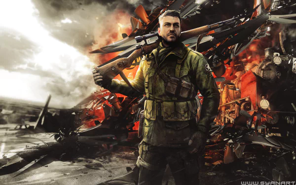 video game Sniper Elite 4 HD Desktop Wallpaper | Background Image