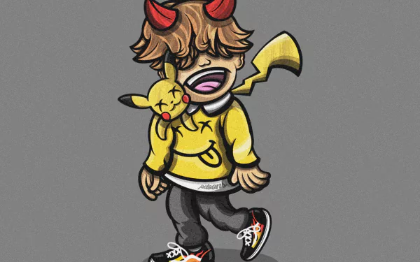 Pikachu singer Australian music The Kid LAROI HD Desktop Wallpaper | Background Image