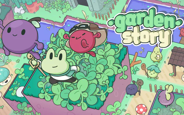 video game Garden Story HD Desktop Wallpaper | Background Image