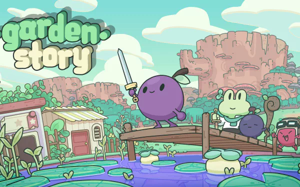 video game Garden Story HD Desktop Wallpaper | Background Image