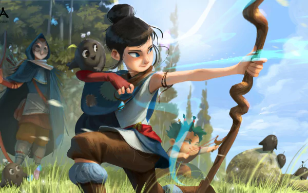 Kena (Kena: Bridge Of Spirits) video game Kena: Bridge of Spirits HD Desktop Wallpaper | Background Image