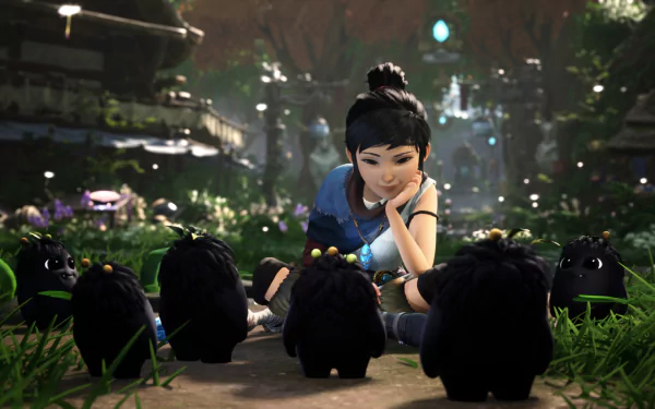 Kena (Kena: Bridge Of Spirits) video game Kena: Bridge of Spirits HD Desktop Wallpaper | Background Image