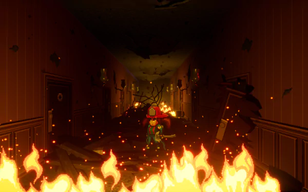 video game Firegirl HD Desktop Wallpaper | Background Image