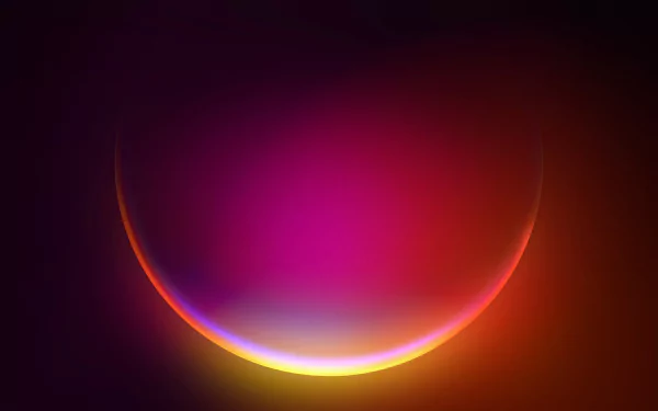 Windows 11 glow Abstract bubble HD Desktop Wallpaper | Background Image