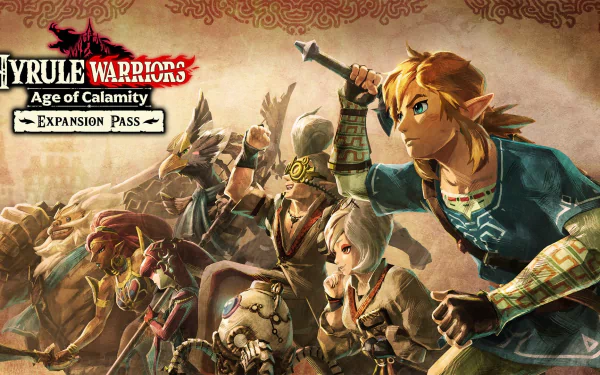 Link video game Hyrule Warriors: Age of Calamity HD Desktop Wallpaper | Background Image