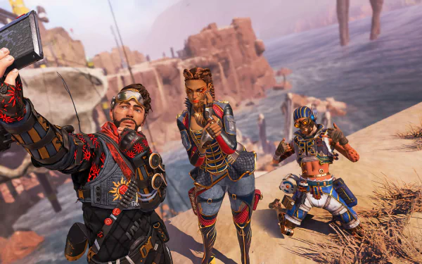 Octane (Apex Legends) Loba (Apex Legends) Mirage (Apex Legends) video game Apex Legends HD Desktop Wallpaper | Background Image