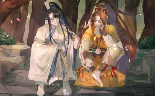 Jin Ling Lan Sizhui Anime Mo Dao Zu Shi HD Desktop Wallpaper | Background Image