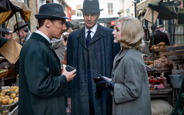 Angus Wright Emily Donovan Rachel Brosnahan Greville Wynne Benedict Cumberbatch movie The Courier (2021) HD Desktop Wallpaper | Background Image