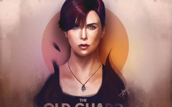 Andromache of Scythia Charlize Theron movie The Old Guard HD Desktop Wallpaper | Background Image