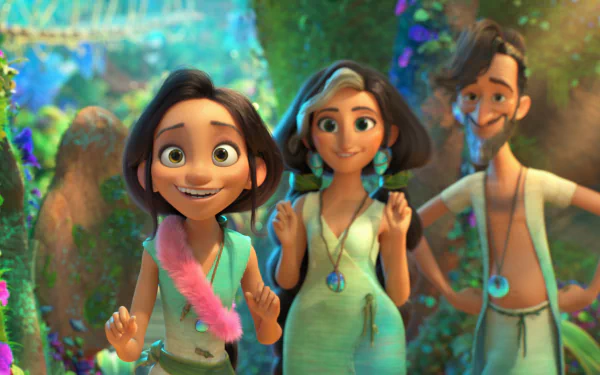 Dawn Betterman Phil Betterman Hope Betterman movie The Croods: A New Age HD Desktop Wallpaper | Background Image