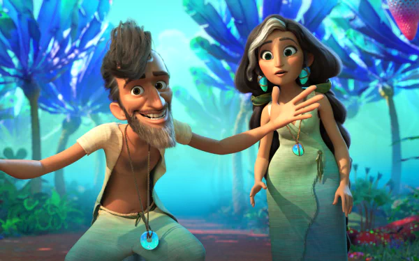 Phil Betterman Hope Betterman movie The Croods: A New Age HD Desktop Wallpaper | Background Image
