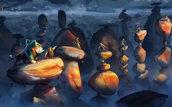 movie The Croods: A New Age HD Desktop Wallpaper | Background Image
