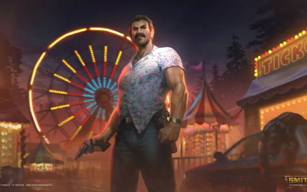  Smite X Stranger Things - Hopper, P.I. Apollo