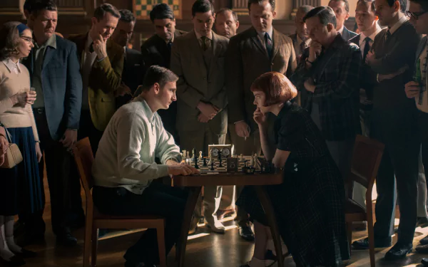 Beth Harmon Anya Taylor-Joy TV Show The Queen's Gambit HD Desktop Wallpaper | Background Image