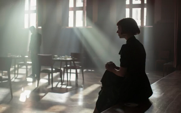 Beth Harmon Anya Taylor-Joy TV Show The Queen's Gambit HD Desktop Wallpaper | Background Image